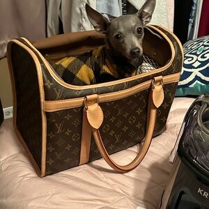 Louis Vuitton Monogram Dog Carrier